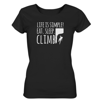 Eat. Sleep. Climb. - Ladies Organic Shirt - Sale