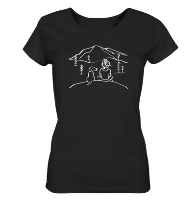 Aussicht mit meinem Hund - Ladies Organic Shirt