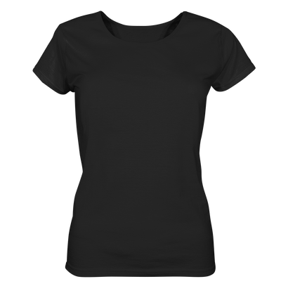 Aussicht genießen - Snowboarden - Ladies Organic Shirt - Wunschtext