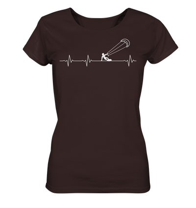 Herzschlag Kitesurfen - Ladies Organic Shirt