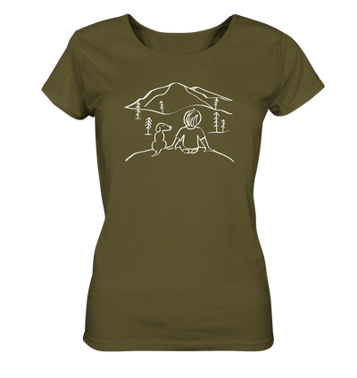 Aussicht mit meinem Hund - Ladies Organic Shirt