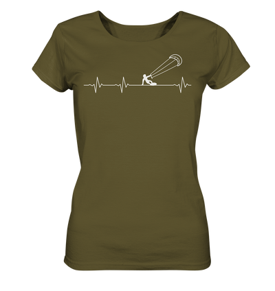 Herzschlag Kitesurfen - Ladies Organic Shirt