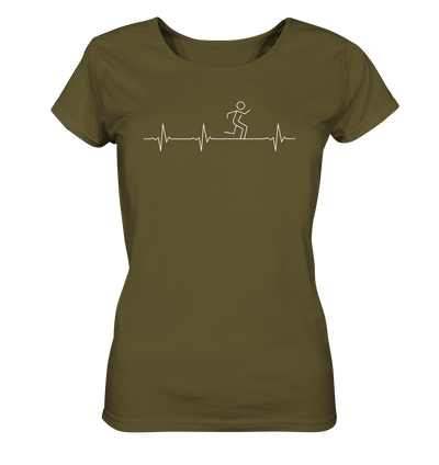Herzschlag Laufen - Ladies Organic Shirt