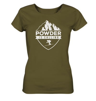 Powder is Calling - Ladies Organic Shirt