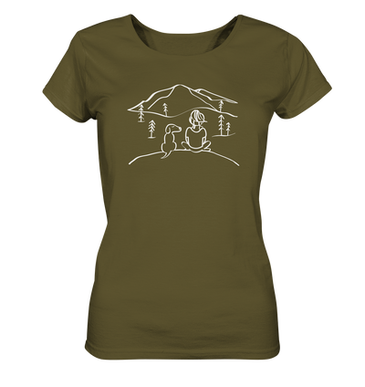 Aussicht mit meinem Hund - Ladies Organic Shirt