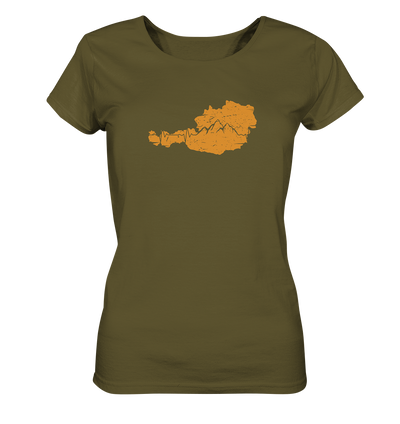 Herzschlag Berge - Österreich - Ladies Organic Shirt