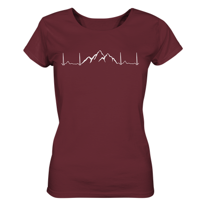 Herzschlag Berge Docproofed - Ladies Organic Shirt