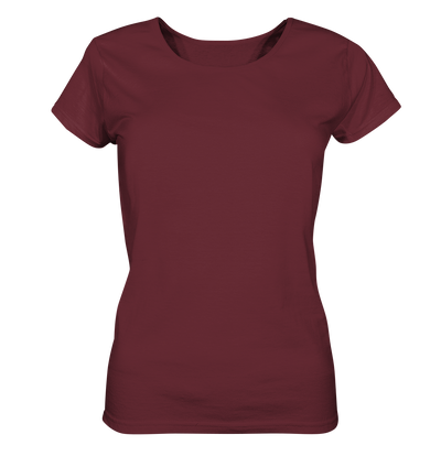 Aussicht genießen - Ladies Organic Shirt - Wunschtext