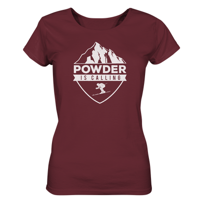 Powder is Calling - Ladies Organic Shirt