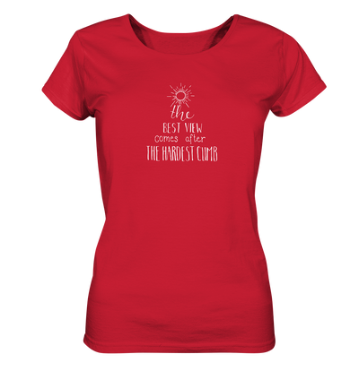 The Best View - Ladies Organic Shirt