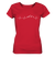 Herzschlag Berge - Ladies Organic Shirt - Wunschtext