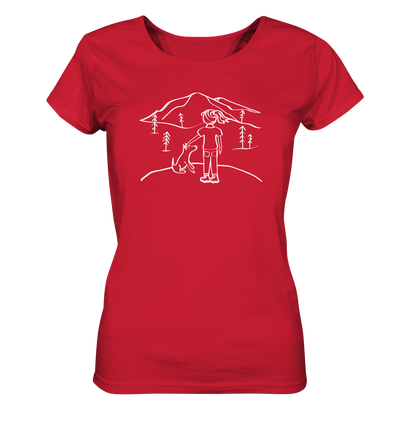 Aussicht mit meinem Hund - Ladies Organic Shirt