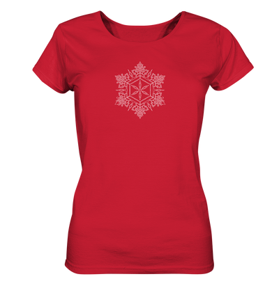 Schneeflocken Mandala - Ladies Organic Shirt