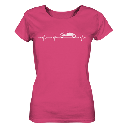 Herzschlag Lastenrad - Ladies Organic Shirt