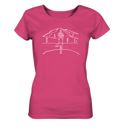 Yoga Aussicht - Ladies Organic Shirt