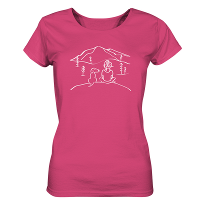 Aussicht mit meinem Hund - Ladies Organic Shirt