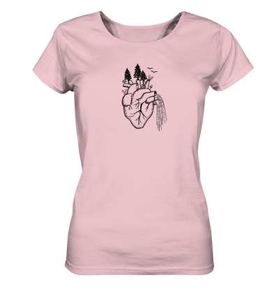Natur in meinem Herzen - Ladies Organic Shirt