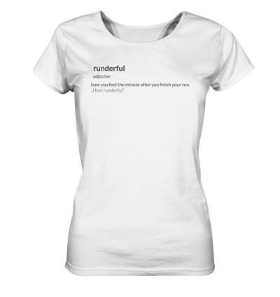 I feel Runderful - Ladies Organic Shirt
