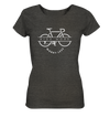 Ride More Worry Less - Ladies Organic Shirt Meliert