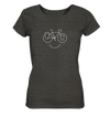 Just Smile - Trekking Fahrrad - Ladies Organic Shirt Meliert