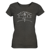 Yoga Aussicht - Ladies Organic Shirt Meliert