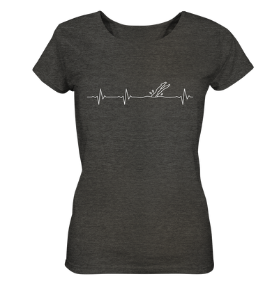Herzschlag Köpfler - Ladies Organic Shirt Meliert