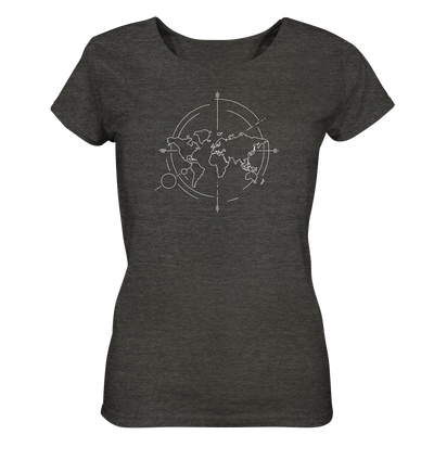 Weltkompass - Ladies Organic Shirt Meliert