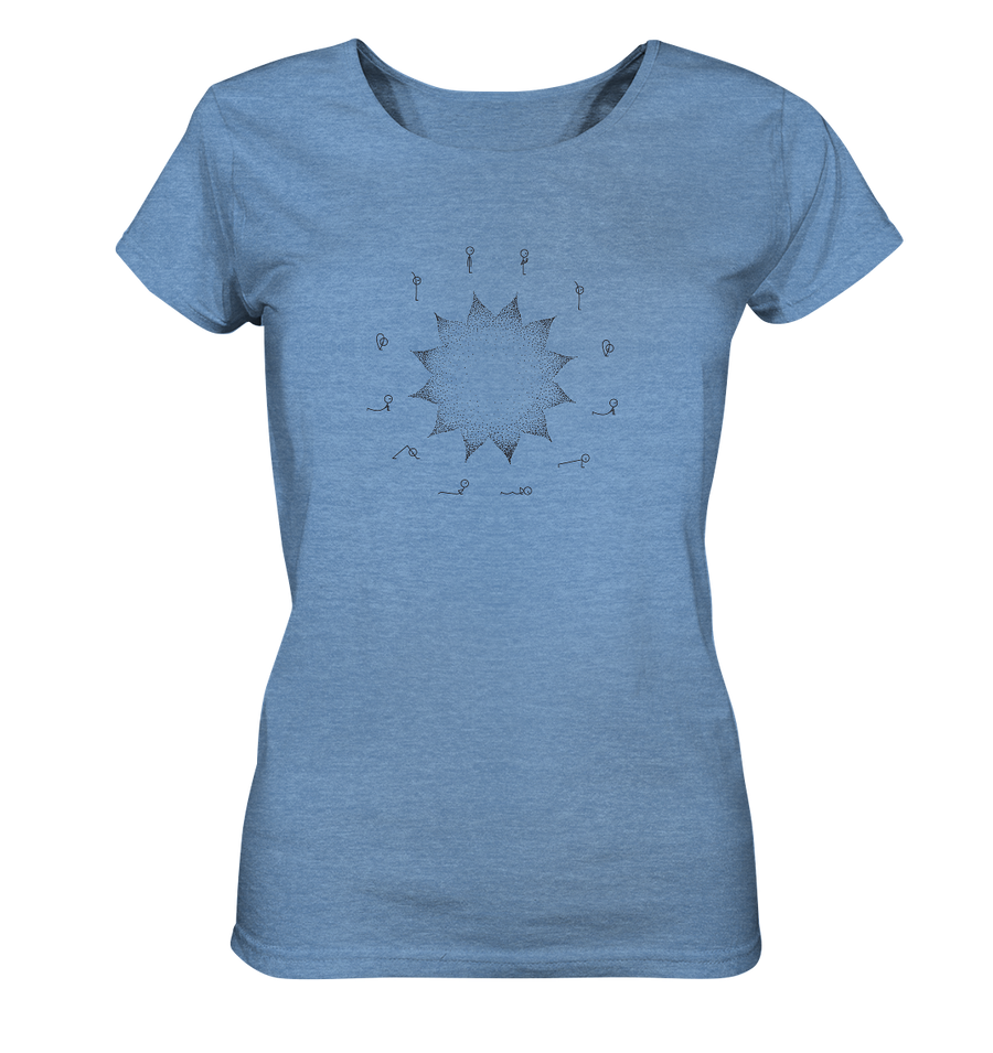 Sonnengruß - Ladies Organic Shirt Meliert