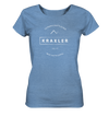 Leidenschaftlicher Kraxler - Ladies Organic Shirt Meliert - Wunschtext