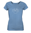 Just Smile - Trekking Fahrrad - Ladies Organic Shirt Meliert