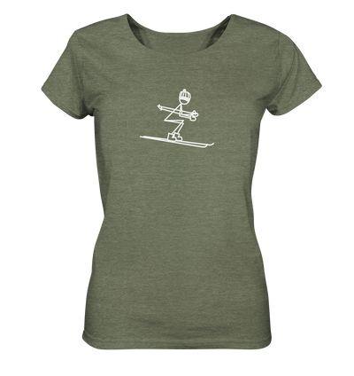 Skifahren - Ladies Organic Shirt Meliert