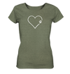 Hundeliebe - Ladies Organic Shirt Meliert