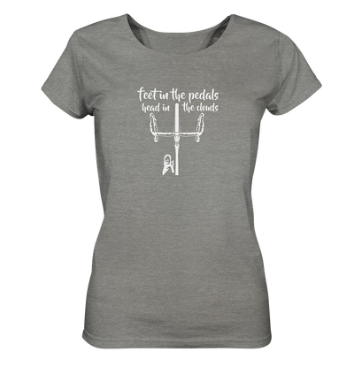 Feet in the Pedals - Ladies Organic Shirt Meliert
