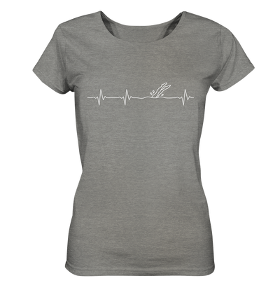 Herzschlag Köpfler - Ladies Organic Shirt Meliert