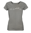 Herzschlag Downhill - Ladies Organic Shirt Meliert