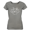 Ride More Worry Less - Ladies Organic Shirt Meliert