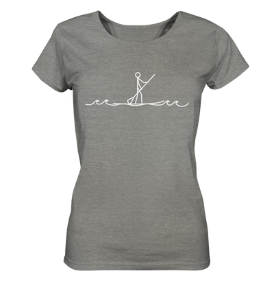 Stand Up Paddle - Ladies Organic Shirt Meliert