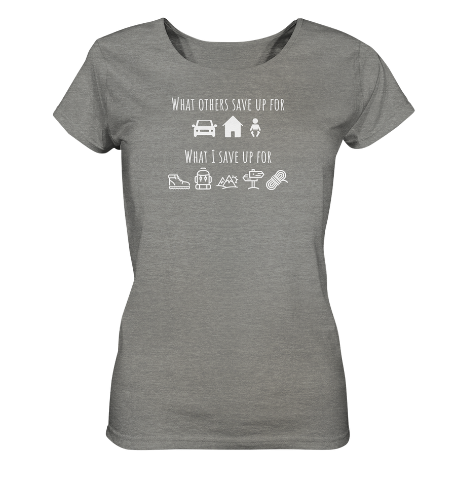 What I Save Up For - Ladies Organic Shirt Meliert