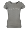 Herzschlag Berge Vanlife - Ladies Organic Shirt Meliert