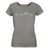 Mein Herz schlägt für's Trail Running - Ladies Organic Shirt Meliert - Sale