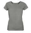 Aussicht genießen - Ladies Organic Shirt Meliert - Wunschtext