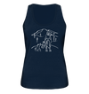 Aussicht mit meinem Hund und Pferd - Ladies Organic Tank Top