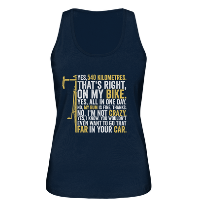 Yes, 540 km - Ladies Organic Tank Top