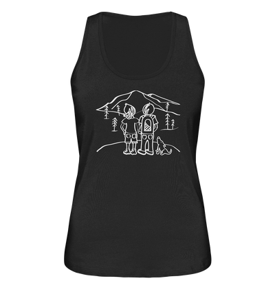 Aussicht mit unserem Hund - Ladies Organic Tank Top