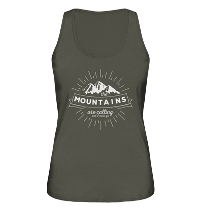 Mountains are Calling - Ladies Organic Tank Top