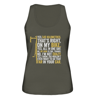 Yes, 540 km - Ladies Organic Tank Top