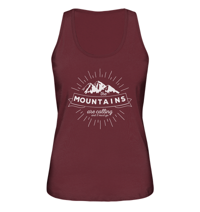 Mountains are Calling - Ladies Organic Tank Top