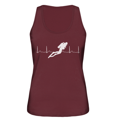 Herzschlag Tauchen - Ladies Organic Tank Top