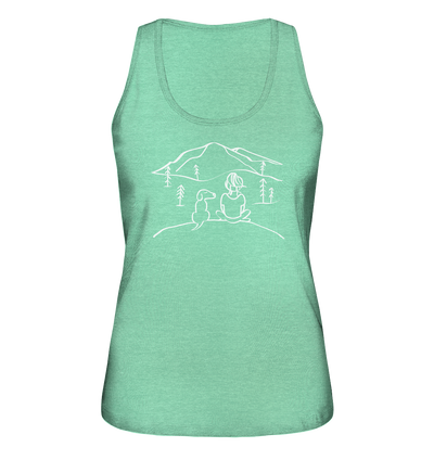 Aussicht mit meinem Hund - Ladies Organic Tank Top