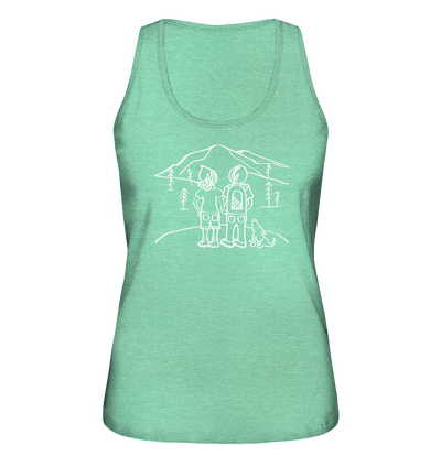 Aussicht mit unserem Hund - Ladies Organic Tank Top